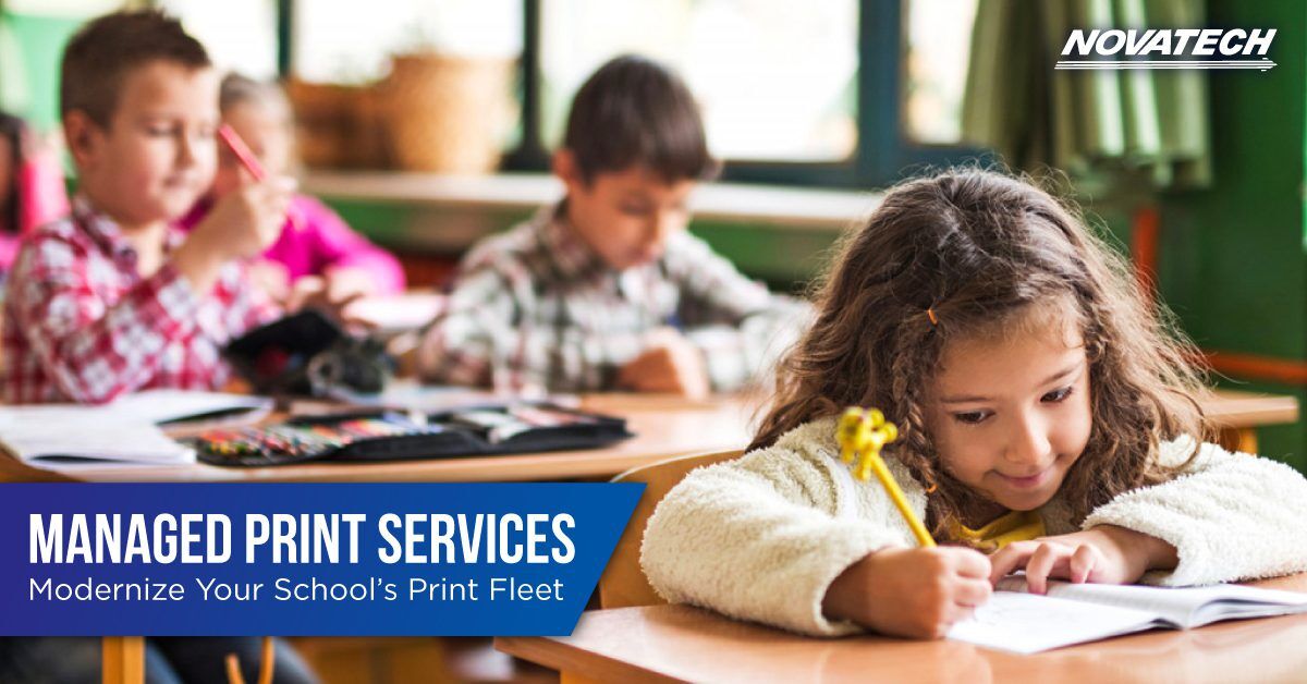 Modernize your school’s print fleet with managed print services