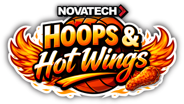 A vibrant logo promotes