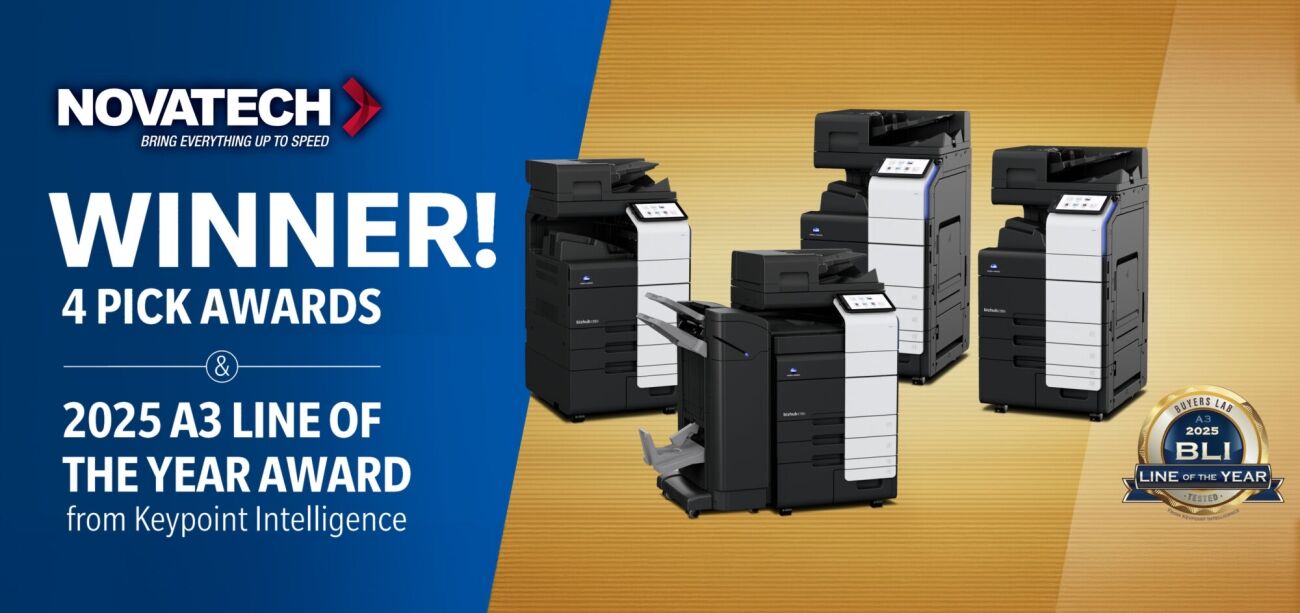 Novatech is recognized as the winner of the 2025 A3 Line of the Year Award from Keypoint Intelligence, as evidenced by