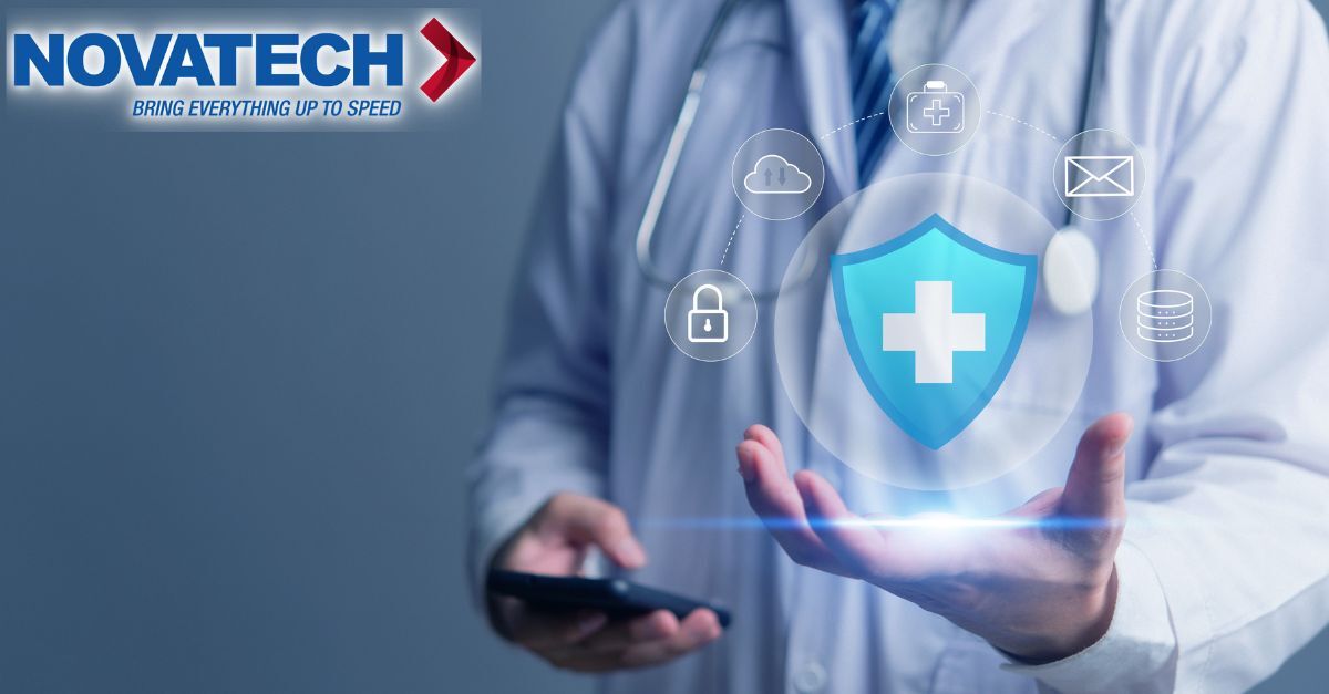 A medical professional holds a